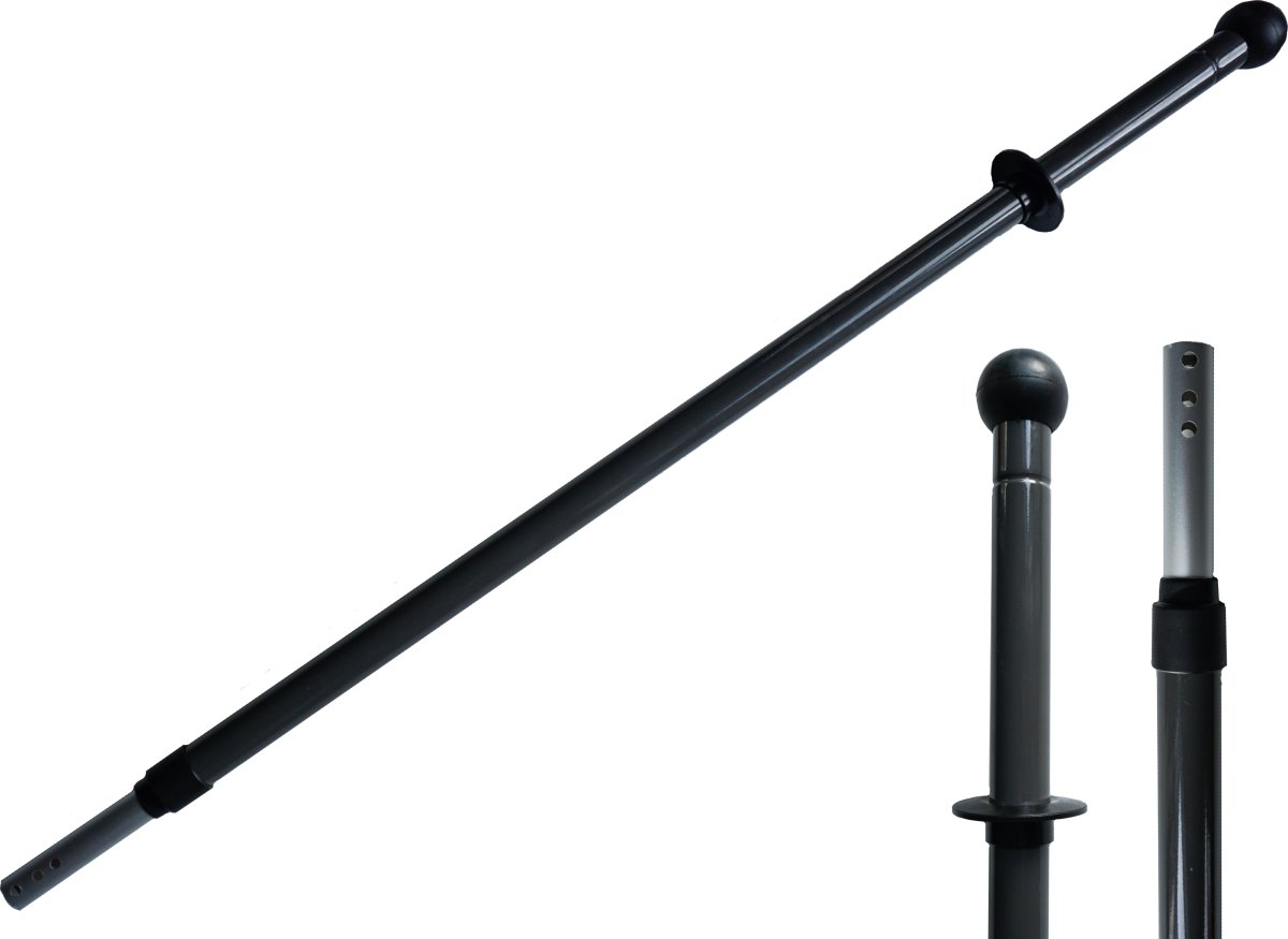 Telekopiskaft Ergo m/ kulhandtag, 100-180 cm,