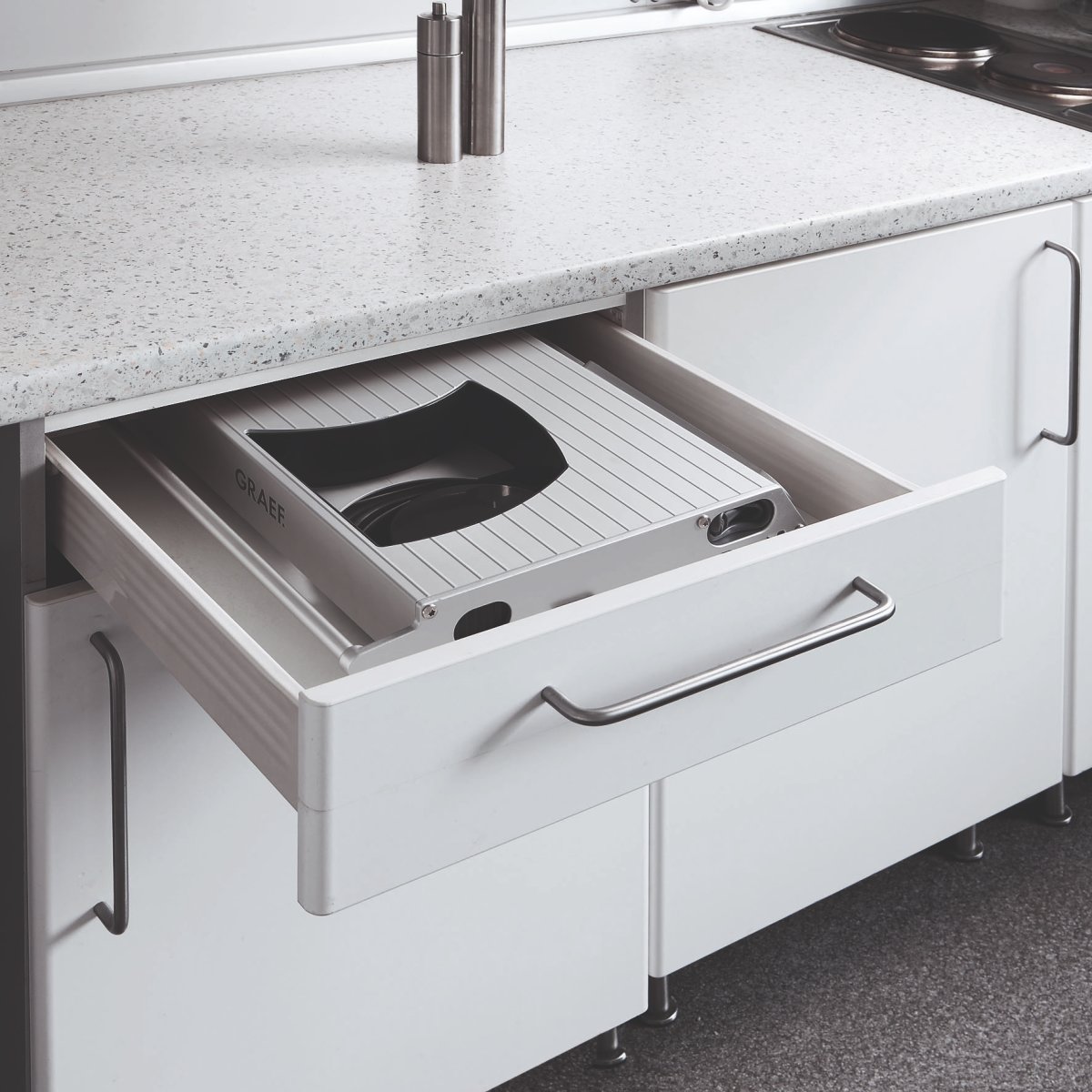 Graef Slicer UNA92 - vågig klinga, portabel