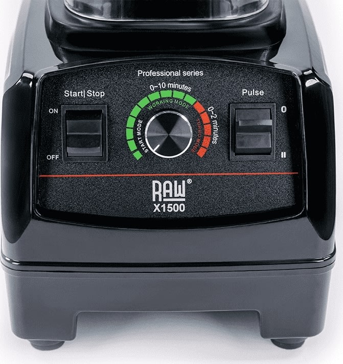 RAW X 1500 Blender - Svart 2.0 HP 1.2L 1500W