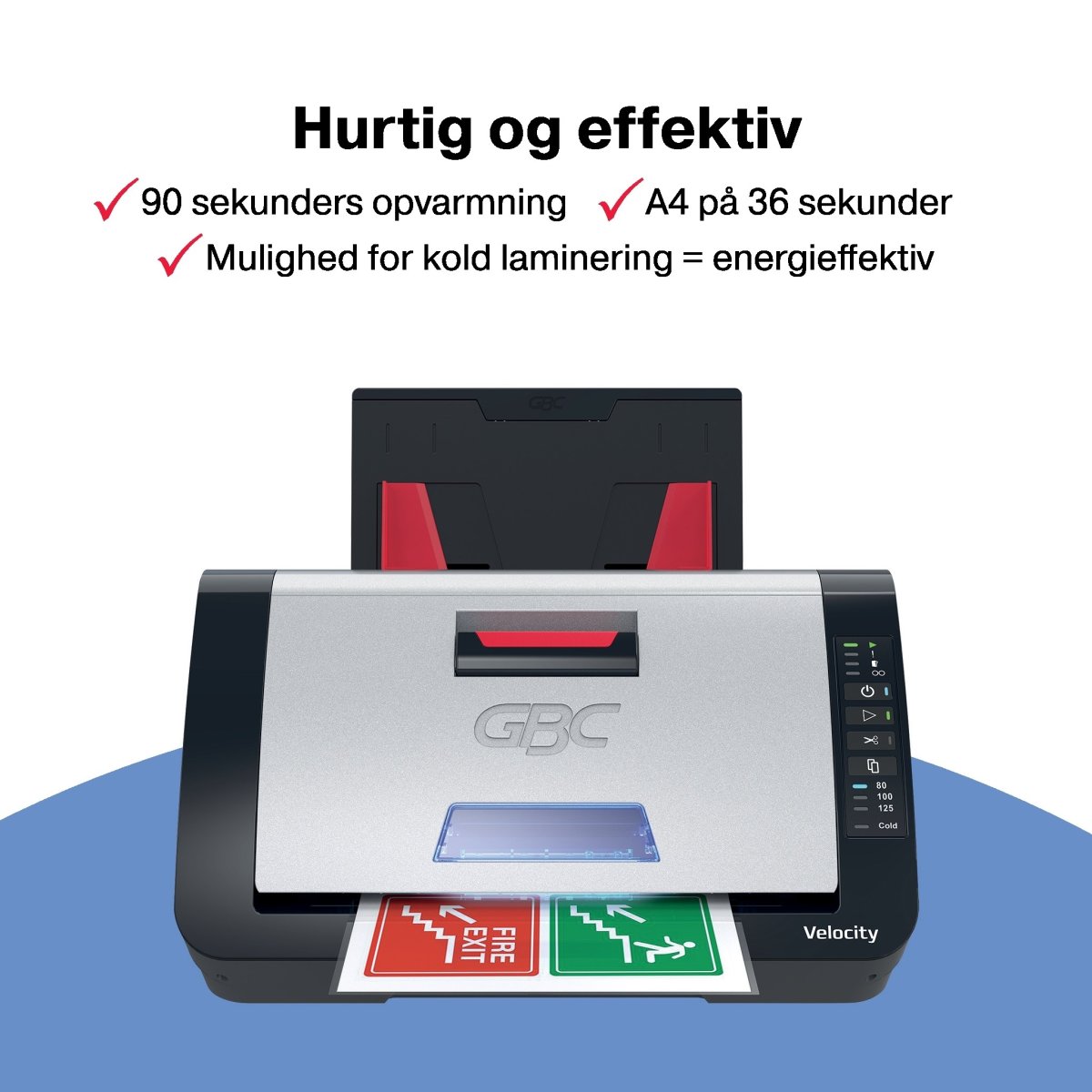 GBC Lamineringsmaskin Velocity-A4 semi-auto