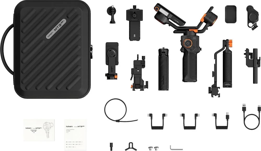 Hohem Gimbal iSteady MT3 Pro för Kamera & Telefon