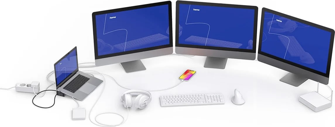 Hama Dockningsstation USB-C 12 Portar