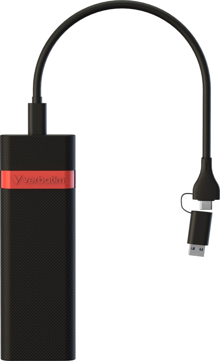 Verbatim Pocket kabinet kit – USB 3.2 Gen 2, svart