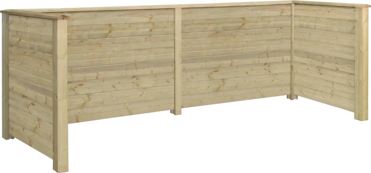Plus Plank Renoveringsgömma, 4 spann, natur