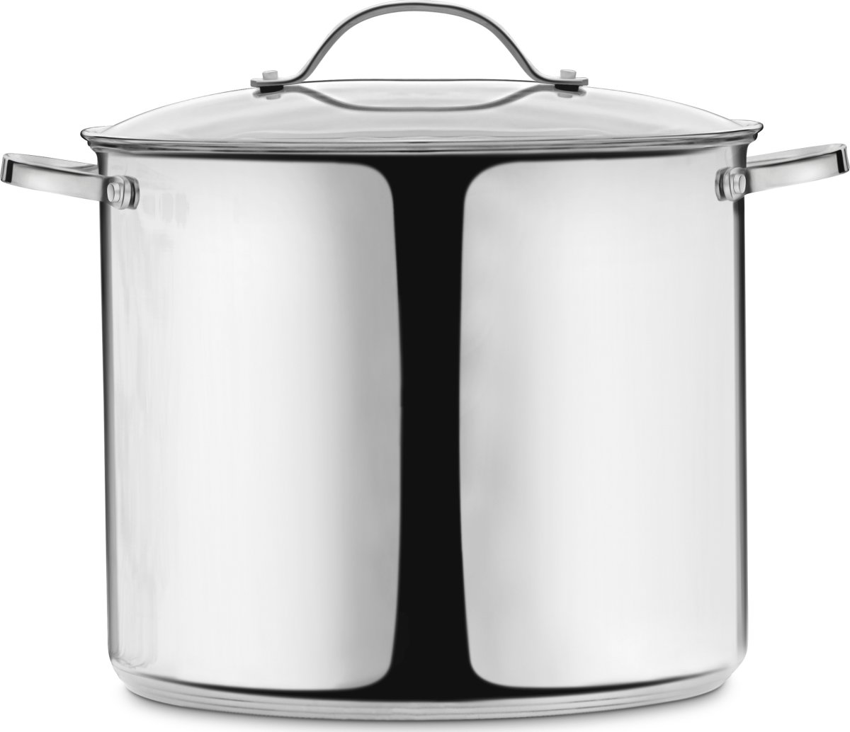 Gryta m/lock, rostfritt stål, 10L.