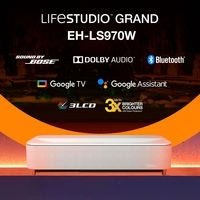 Epson projektor EpiqVision Ultra LS970W, vit