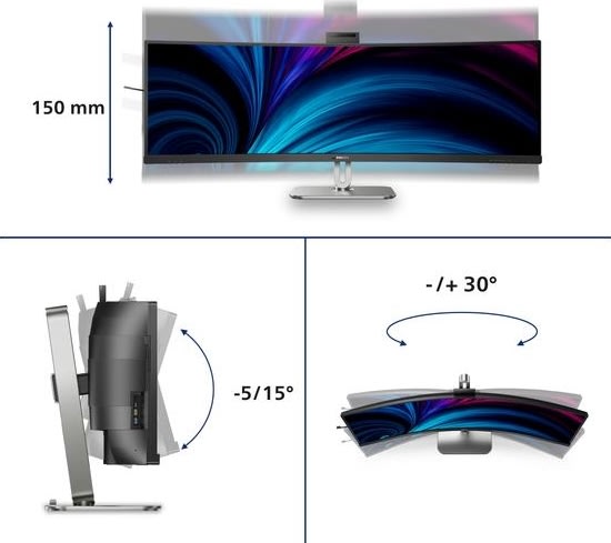 Philips 49B2U6900CH/00 48,8-tums kurvad skärm