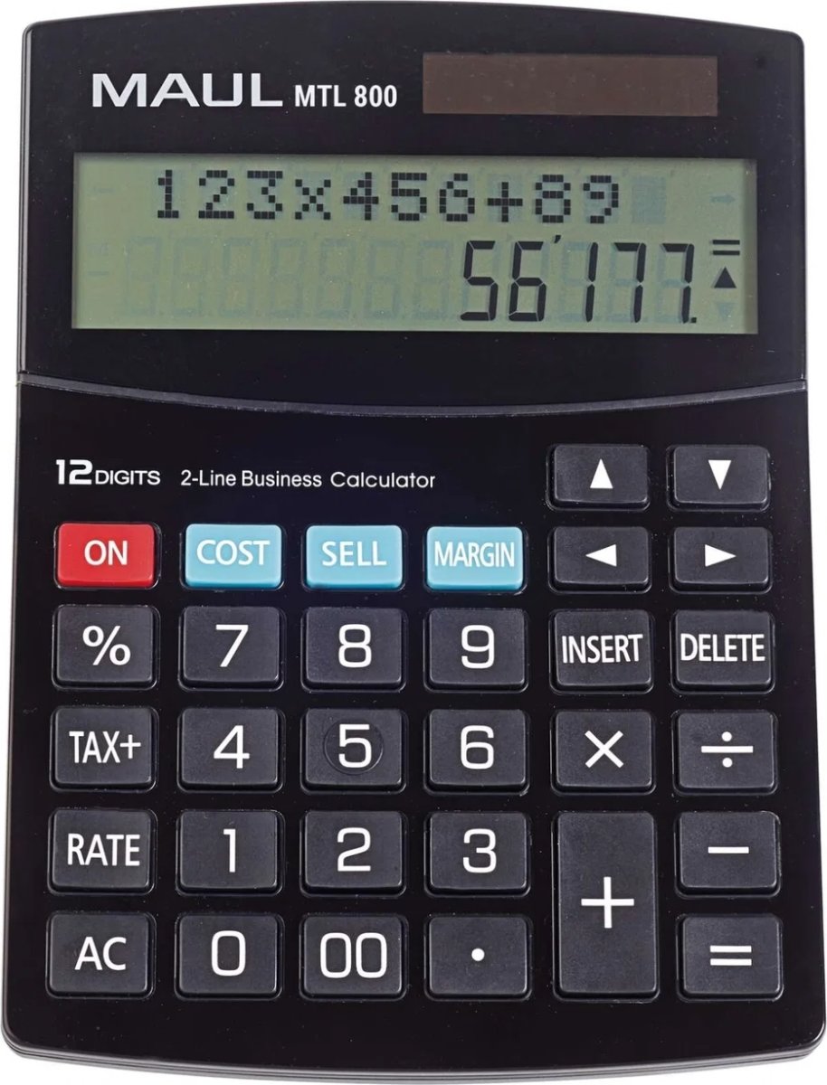 Maul bordsminiräknare MTL 800, svart