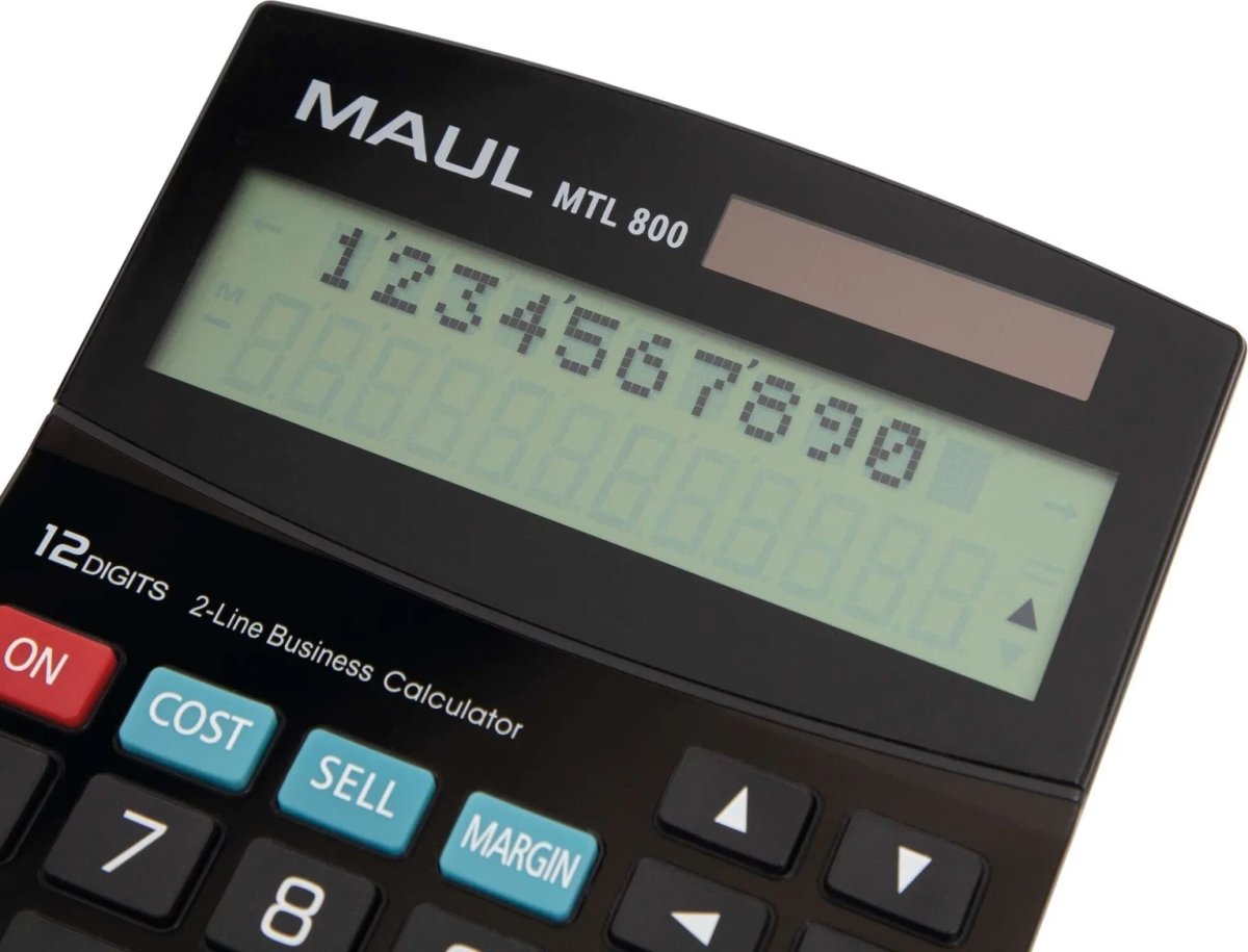 Maul bordsminiräknare MTL 800, svart