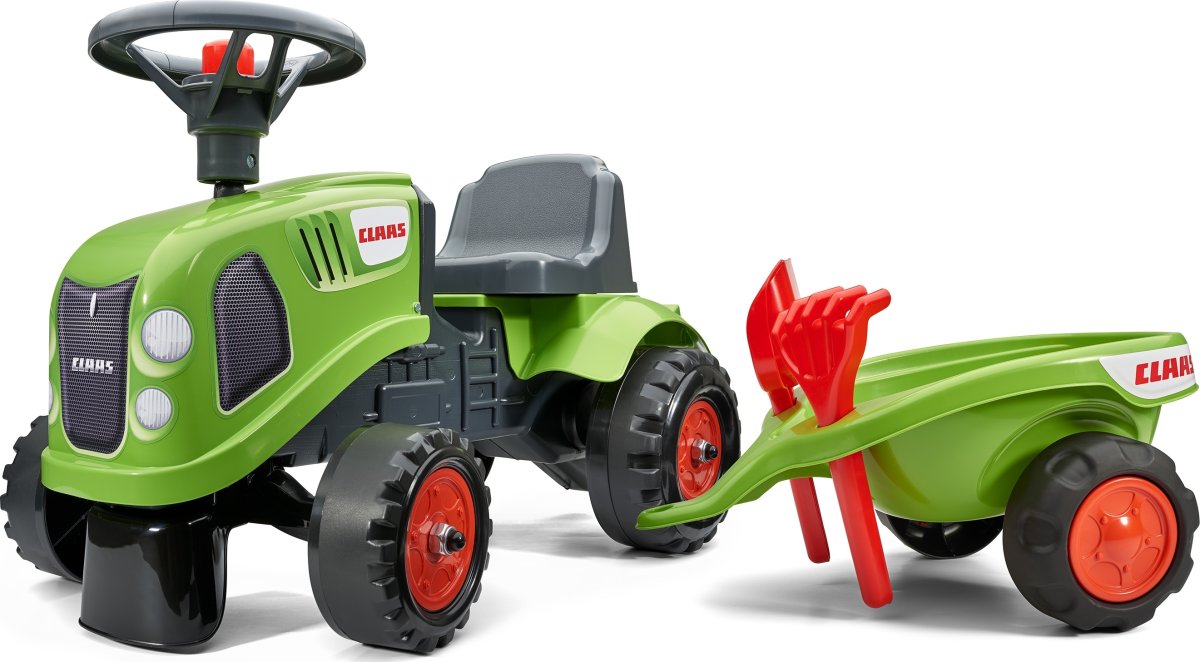 FALK Claas traktor med släp och tillbehör