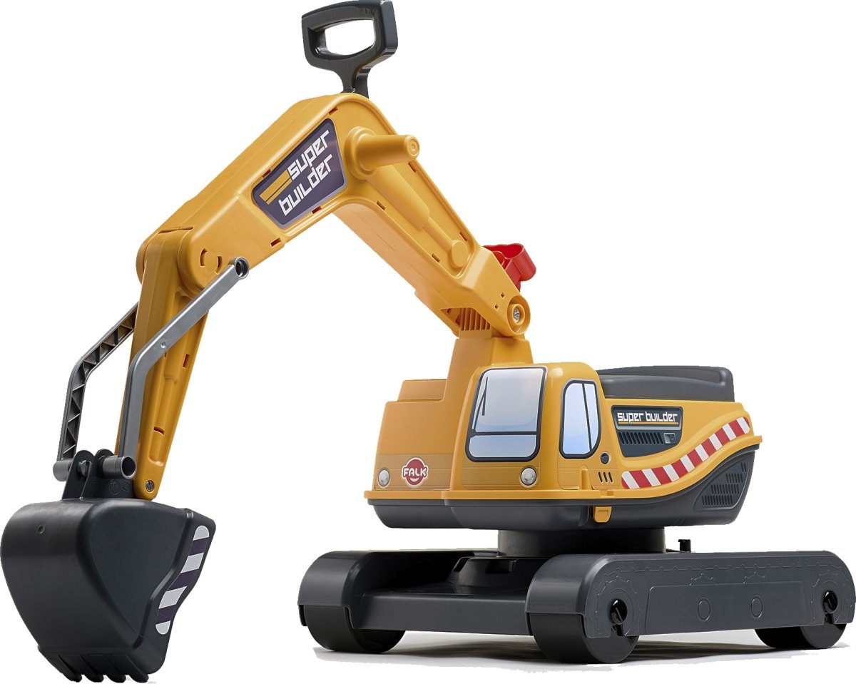 FALK Super Builder grävmaskin, gul