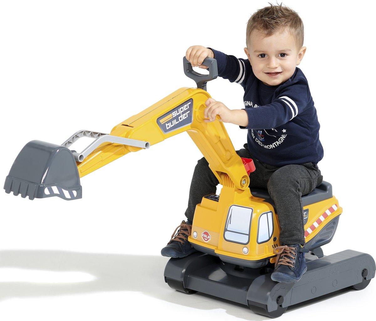FALK Super Builder grävmaskin, gul