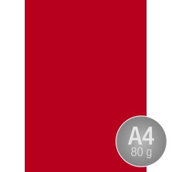 Image Coloraction A4 80 g | 500 ark | Röd