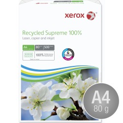 Xerox Recycled Supreme 100%, A4/80g/500 ark