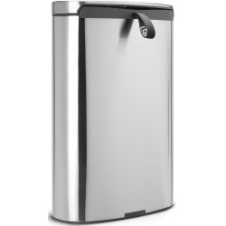 Brabantia Flatback Pedalspand 40 liter, mat stål