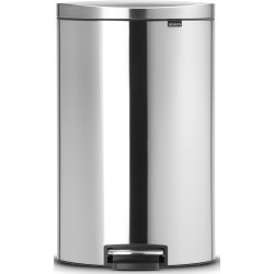 Brabantia Flatback Pedalspand 40 liter, mat stål
