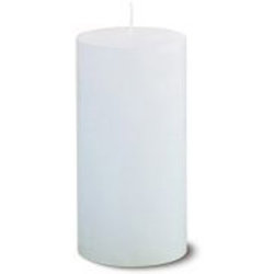 Hvide rustikke bloklys, 68x130 mm
