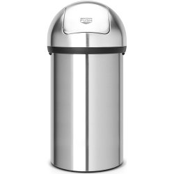 Brabantia Push Bin 60 liter, matt stål