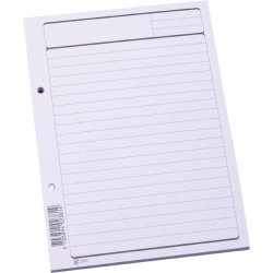 Arbetsblock A5, linjerat