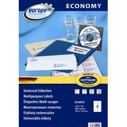 Budget Multietikett, 105x74 mm