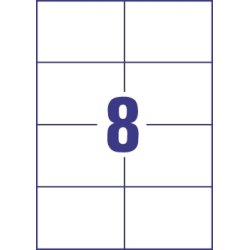 Budget Multietikett, 105x74 mm