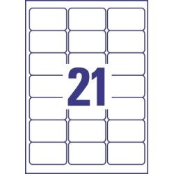 Budget Multietikett, 63,5 x 38,1 mm