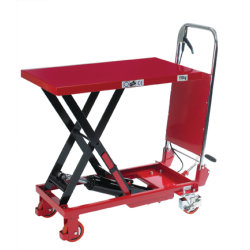 Mobilt lyftbord med fotpump, 150 kg