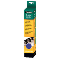 Spiralrygg Fellowes A4 Plast 21 ringar 10 mm Blå