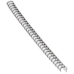 Spiralrygg Fellowes A4 Metall 34 ringar 8 mm Svart