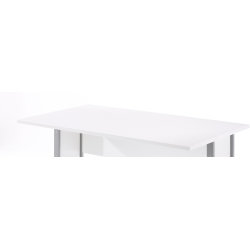 Skrivbordsskiva BudgetLine 150x80 cm Vit