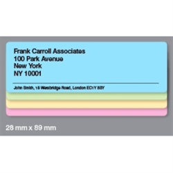 Dymo LW adressetikett, 89x28 mm