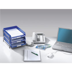 Esselte C4 brevkorgsset inkl. 3 brevkorgar, vit