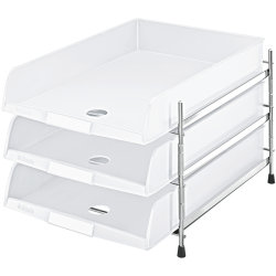 Esselte C4 brevkorgsset inkl. 3 brevkorgar, vit