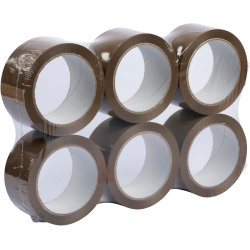 Lomax Packtejp 50 mm, low noise, brun