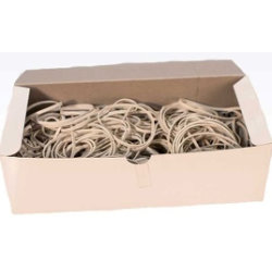Gummiband 220x5 mm 500 g, vitt