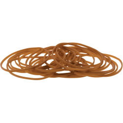 Gummiband nr 14, 500 g, 50 mm, brun