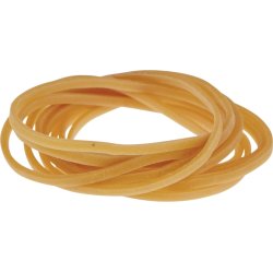 Gummiband nr 16, 1 kg, 60 mm, brun