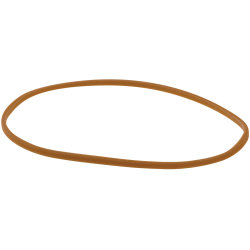 Gummiband nr 20, 250 g, 100 mm, brun