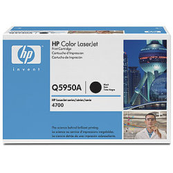 HP 643A/Q5950A lasertoner, svart, 11 000 s