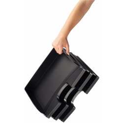 Leitz Plus Standard brevkorg, tvärformat, blå