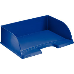 Leitz Plus Jumbo brevkorg, tvärformat, blå