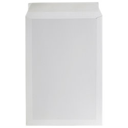 Bong kuvert med pappbaksida, 310x440 mm, vit