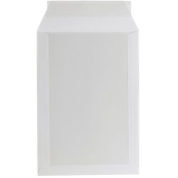 Bong kuvert med pappbaksida, A4, 229x324 mm, vit