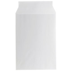 Bong kuvert med pappbaksida, A4, 250x353 mm, vit