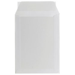 Bong kuvert med pappbaksida, A5, 190x250 mm, vit