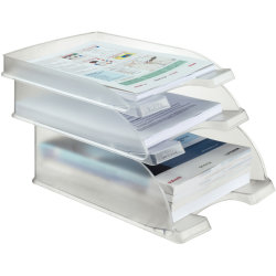 Leitz Plus Standard brevkorg, genomskinlig
