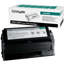 Lasertoner Lexmark 12A7405 Svart 6000 sidor