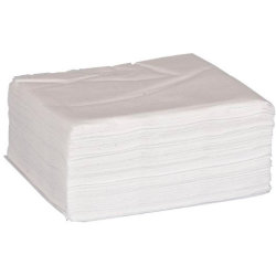 Pappersservett 1-lags 33x33 cm Vit 100 st