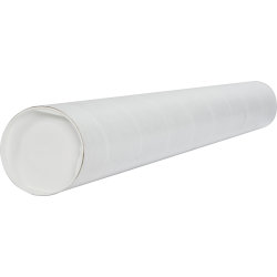 Papprör med lock, Ø100 x 2,0 x 1150 mm