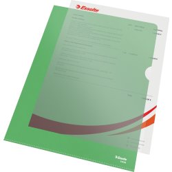 Esselte Copysafe omslag A4, 0,11mm, 100stk, grøn